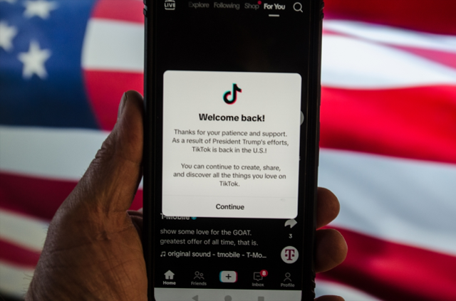 Sosyal paylaşım uygulaması TikTok, ABD'de yeniden erişime açıldı