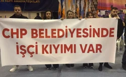 İşten atılan belediye çalışanları başkana böyle tepki gösterdi