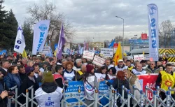 KESK’ten bakanlık önünde vergi adaleti ve emeklilik protestosu