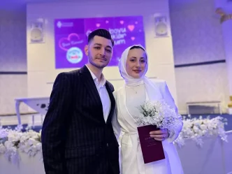 Istanbulda 14 Subat Sevgililer Gununde 407 cift evlendi
