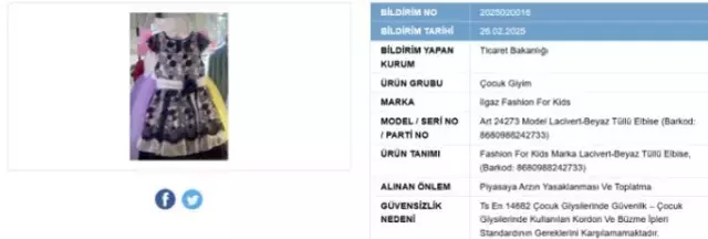 Bakanlık ünlü giyim markalarını ifşa etti: Bu ürünü çocuklarınıza sakın almayın!