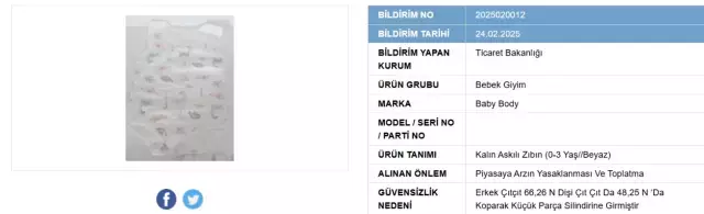 Bakanlık ünlü giyim markalarını ifşa etti: Bu ürünü çocuklarınıza sakın almayın!