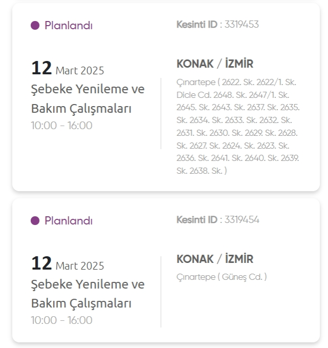 İzmir GEDİZ elektrik kesintisi! 12 Mart İzmir'de elektrik kesintisi ne zaman bitecek, elektrikler ne zaman gelecek?