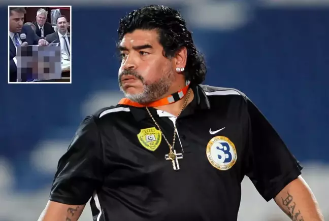 Savcı Maradona'nın ölüm döşeğindeki fotoğrafını gösterdi, mahkeme salonu buz kesti