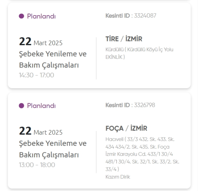 İzmir GEDİZ elektrik kesintisi! 22 Mart İzmir'de elektrik kesintisi ne zaman bitecek, elektrikler ne zaman gelecek?