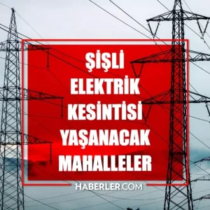 Istanbul SISLI elektrik kesintisi 20 Mart Sisli elektrik kesintisi ne