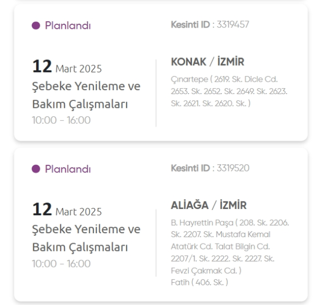 İzmir GEDİZ elektrik kesintisi! 12 Mart İzmir'de elektrik kesintisi ne zaman bitecek, elektrikler ne zaman gelecek?