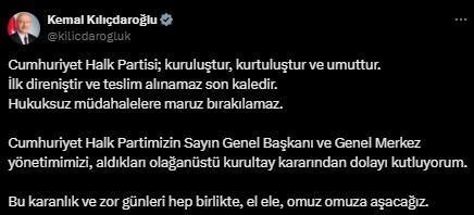 CHP, Kayyum Atanma İhtimaline Karşı Olağanüstü Kurultay Kararı Aldı