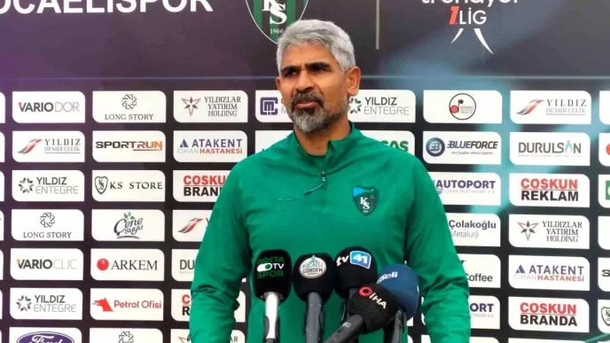 Kocaelispor Teknik Direktoru Ismet Tasdemir Zor bir mac bizi bekliyor