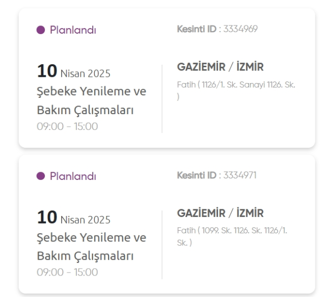 İzmir GEDİZ elektrik kesintisi! 10 Nisan İzmir'de elektrik kesintisi ne zaman bitecek, elektrikler ne zaman gelecek?