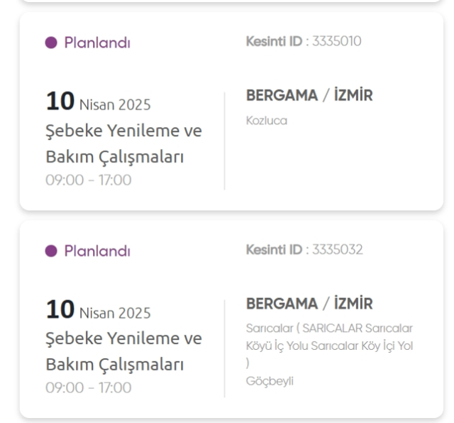 İzmir GEDİZ elektrik kesintisi! 10 Nisan İzmir'de elektrik kesintisi ne zaman bitecek, elektrikler ne zaman gelecek?