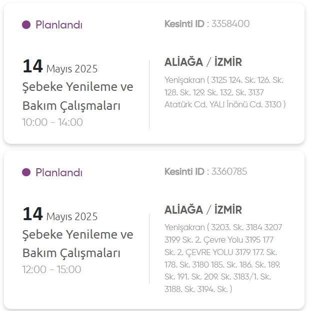 İzmir GEDİZ elektrik kesintisi! 14 Mayıs İzmir'de elektrik kesintisi ne zaman bitecek, elektrikler ne zaman gelecek?