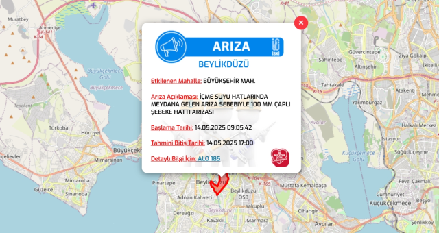 İstanbul İSKİ su kesintisi! 14-15 Mayıs İstanbul'da su kesintisi ne zaman bitecek, sular ne zaman gelecek?