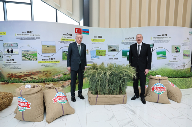 Cumhurbaşkanı Erdoğan ve Aliyev, Laçın Havalimanı'nın açılışını yaptı