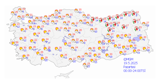 ANKARA HAVA DURUMU | 18-19 Mayıs Ankara'da hava nasıl olacak? Ankara günlük ve 5 günlük hava durumu
