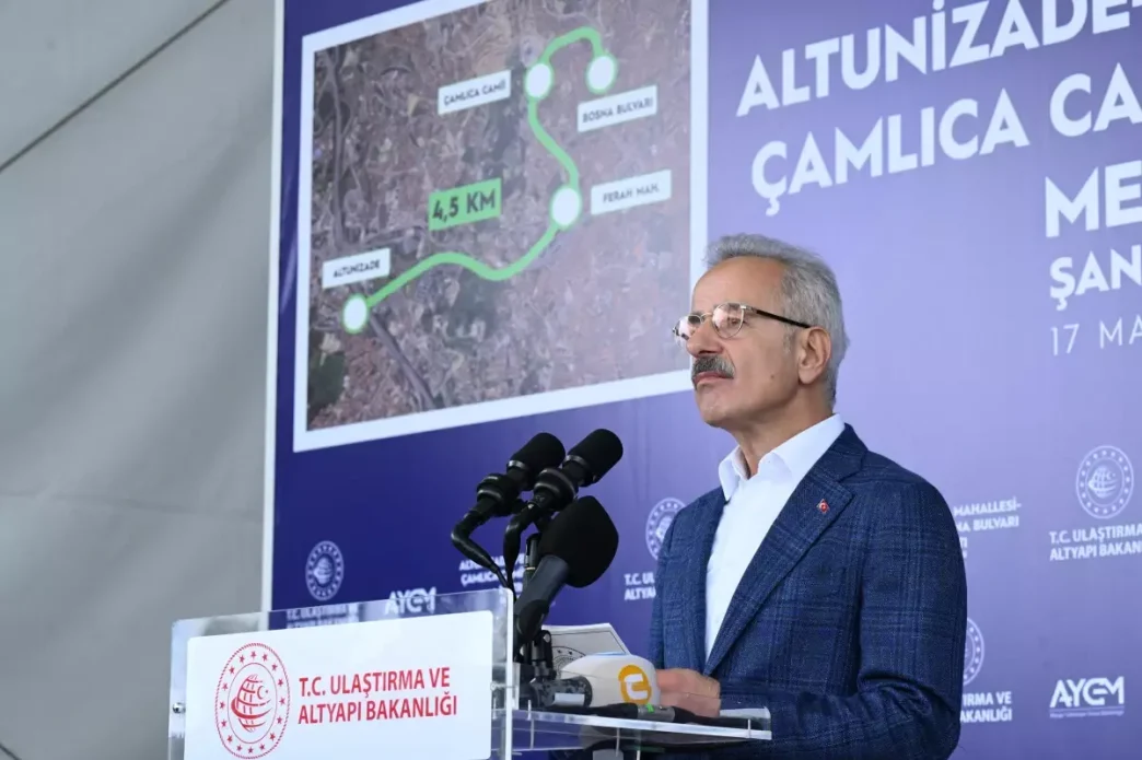 Bakan Uraloglu Istanbula yeni bir rayli sistem daha kazandiracagiz