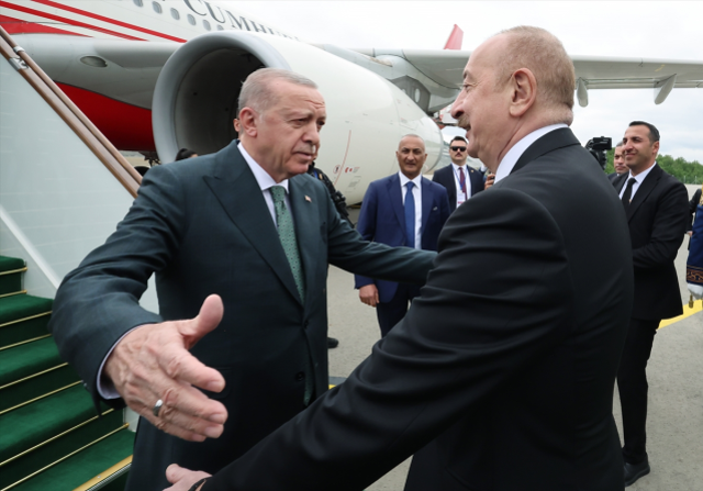 Cumhurbaşkanı Erdoğan ve Aliyev, Laçın Havalimanı'nın açılışını yaptı