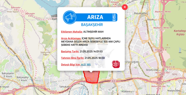 İstanbul BAŞAKŞEHİR su kesintisi! 21-22 Mayıs İSKİ Başakşehir su kesintisi ne zaman bitecek, sular ne zaman gelecek?