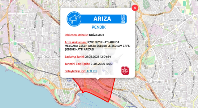 İstanbul PENDİK su kesintisi! 21-22 Mayıs İSKİ Pendik su kesintisi ne zaman bitecek, sular ne zaman gelecek?