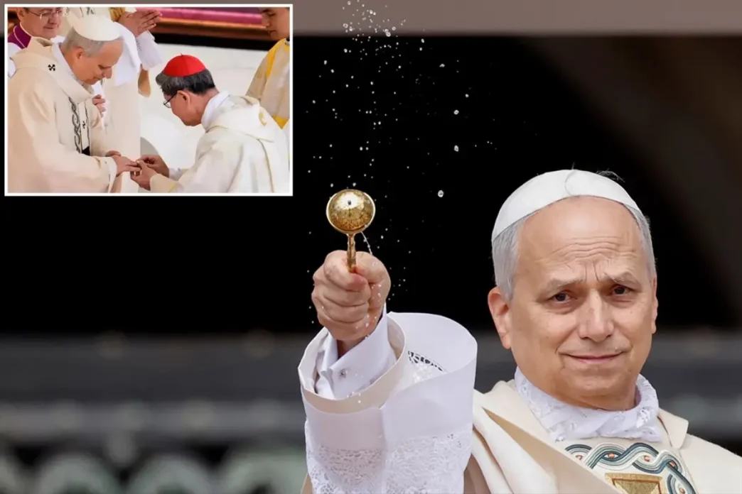 Papa 14 Leo Balikci yuzugu takti resmen goreve basladi