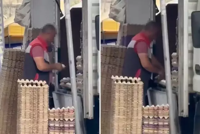 Pazarda skandal görüntü! Vatandaş o anları böyle kaydetti 3 Pazarda skandal görüntü! Vatandaş o anları böyle kaydetti