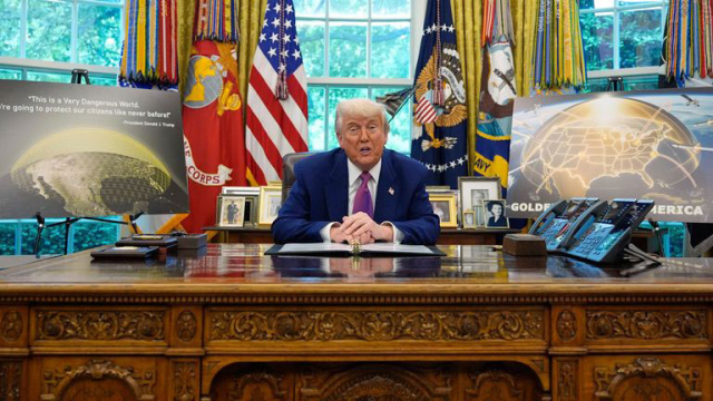 Trump'tan 175 milyar dolarlık proje: Uzaydan bile gelse koruyacağız