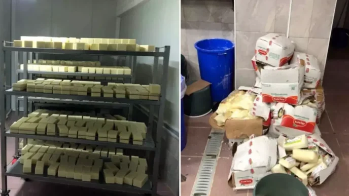 sakarya da sahte kasar peyniri operasyonu 5 ton 18654702 2264 amp