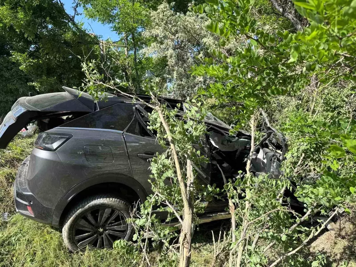 Afyonkarahisarda Kontrolden Cikan Aracta 3 Kisi Yaralandi