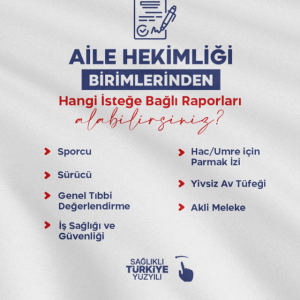 Aile hekimlerinden alinan saglik raporlarinda odemeler nereden ve nasil yapilacak