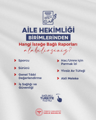 Aile hekimlerinden alinan saglik raporlarinda odemeler nereden ve nasil yapilacak