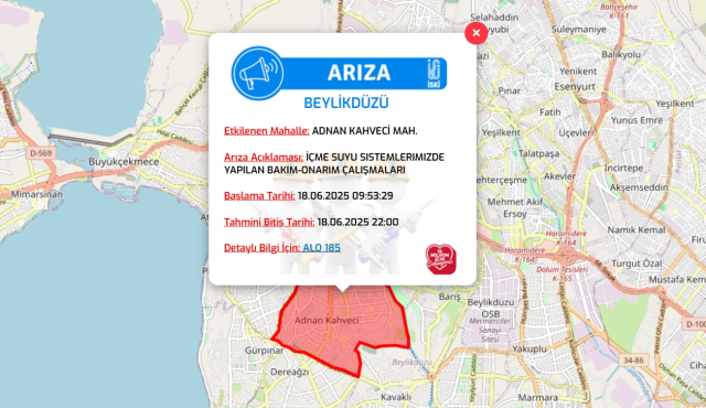 İstanbul BEYLİKDÜZÜ su kesintisi! 18-19 Haziran İSKİ Beylikdüzü su kesintisi ne zaman bitecek, sular ne zaman gelecek?