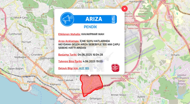 İstanbul PENDİK su kesintisi! 4-5 Haziran İSKİ Pendik su kesintisi ne zaman bitecek, sular ne zaman gelecek?