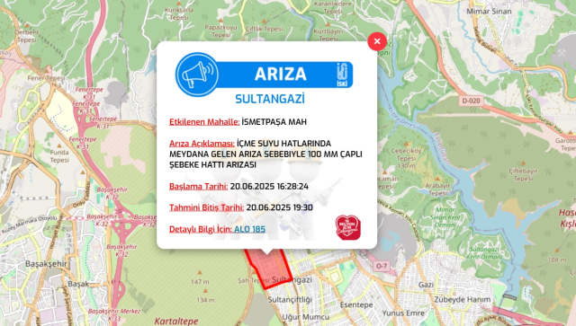 İstanbul SULTANGAZİ su kesintisi! 20-21 Haziran İSKİ Sultangazi su kesintisi ne zaman bitecek, sular ne zaman gelecek?