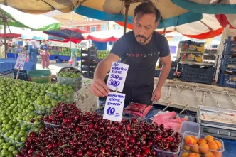 kiraza tanesi 10 tl etiketi yazan pazarci 18759917 5815 amp