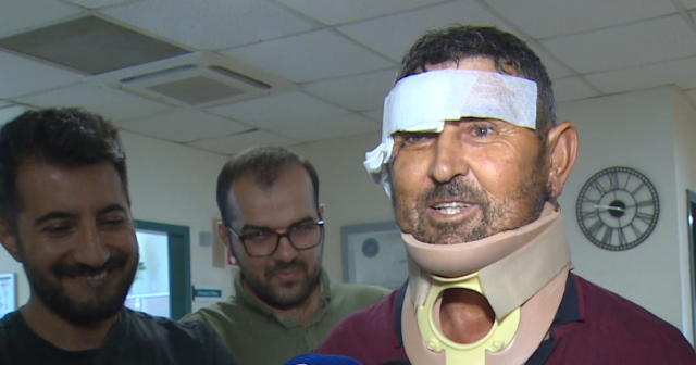 Aslan saldırısında yaralanan çiftçi taburcu edildi: Boğazıma sarıldı ben de onu gırtlakladım