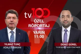 Adalet Bakani Yilmaz Tunc yarin tv100de Ozel Roportaja konuk oluyor