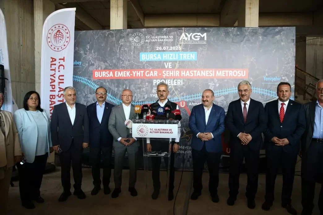 Bursa Hizli Tren Hatti 2026da Hizmete Acilacak