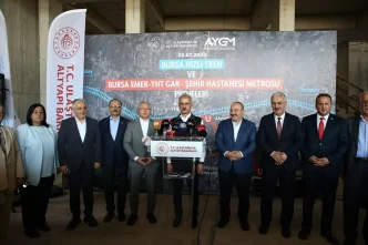 Bursa Hizli Tren Hatti 2026da Hizmete Acilacak