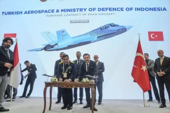 Endonezyaya 48 adetlik KAAN ucagi satisinda sozlesme imzalandi