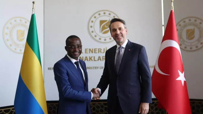 Enerji Bakani Bayraktar Gabonlu Yetkililerle Bir Araya Geldi
