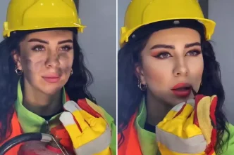 Fenomenin Itfaiyeci makyaji izleyenleri cileden cikardi