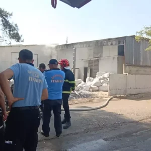 Gaziantepte Tekstil Fabrikasinda Yangin Cikti