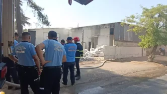 Gaziantepte Tekstil Fabrikasinda Yangin Cikti