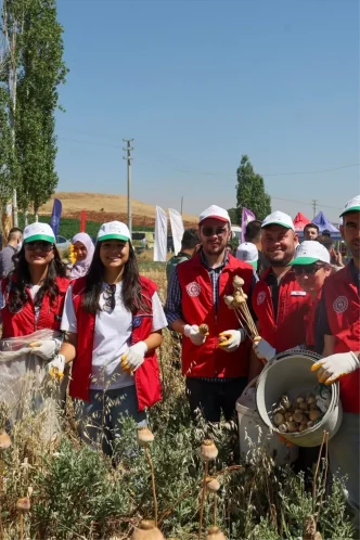 Genclik ve Spor Bakanligindan Gonullu Hasat Etkinligi
