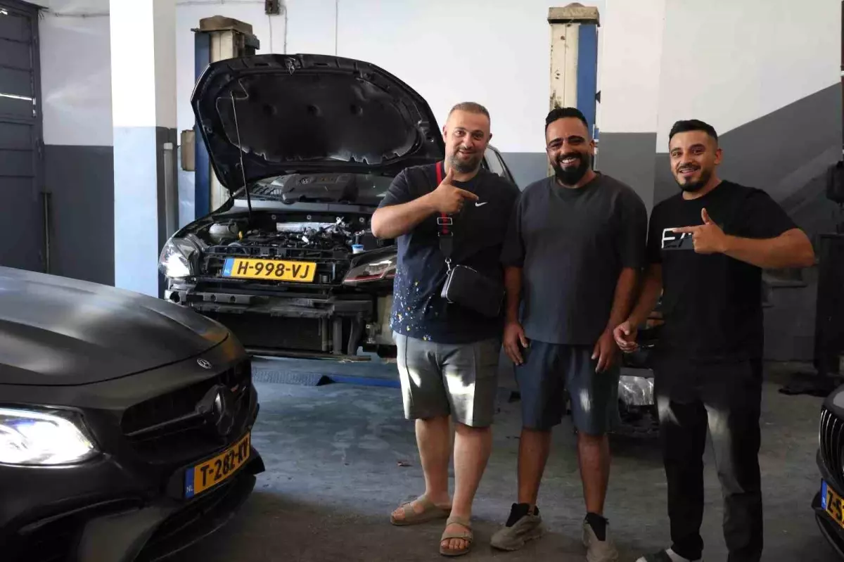 Gurbetciler Turkiyede Arac Bakimi Icin Elazigi Tercih Ediyor