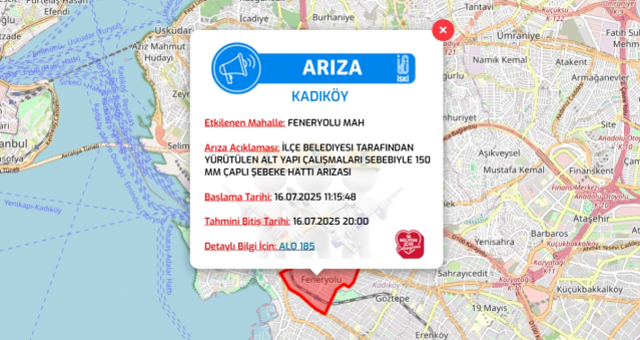 İstanbul KADIKÖY su kesintisi! 16-17 Temmuz İSKİ Kadıköy su kesintisi ne zaman bitecek, sular ne zaman gelecek?