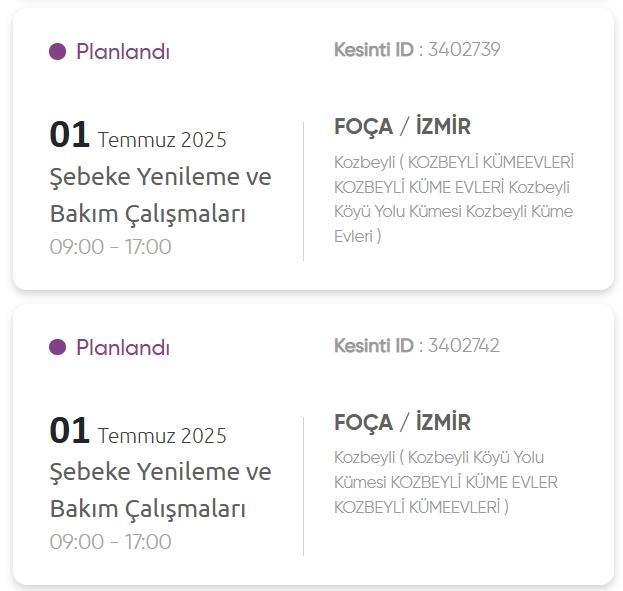 İzmir GEDİZ elektrik kesintisi! 1 Temmuz İzmir'de elektrik kesintisi ne zaman bitecek, elektrikler ne zaman gelecek?