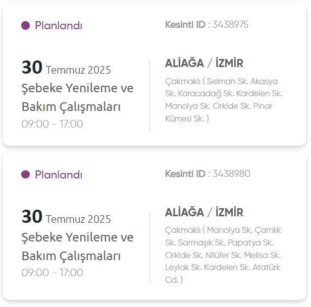 İzmir GEDİZ elektrik kesintisi! 30 Temmuz İzmir'de elektrik kesintisi ne zaman bitecek, elektrikler ne zaman gelecek?