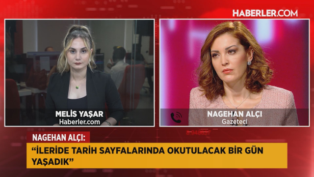 Süleymaniye'den bağlanan Nagehan Alçı: Demirtaş'ın tahliye edilmesi yönünde beklenti var