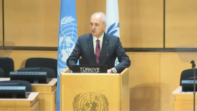 TBMM Baskani Kurtulmustan Kuresel Adalet Vurgusu
